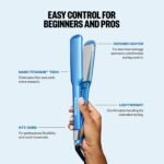 BabylissPRO Nano Titanium Ultra-Sleek Hair Straightener, Flat Iron for All Hair Types - Image 5