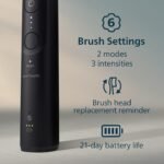 Philips Sonicare 5950 Rechargeable Electric Toothbrush, 2 Brush Head, Black - Image 6