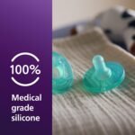 Philips Avent Soothie Baby Pacifier for 0-3 Months, BPA-Free, 4-Pack, Green - Image 4