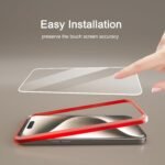 Ailun Screen Protector + Camera Lens Protector for iPhone 15, 3+3 Pack - Image 2
