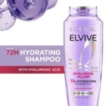 L'Oreal Paris Elvive Hyaluron Plump Shampoo, 12.6 Fl Oz - Image 2