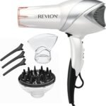 REVLON Infrared Ionic Hair Dryer with Diffuser & Concentrator, White