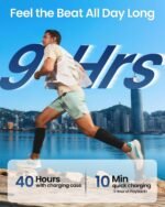 Wireless Earbuds Bluetooth 6.0 with ANC Touchscreen 40H Bass, Obsidian - Image 6