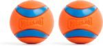 Chuckit! Ultra Rubber Dog Ball, Floating Fetch Toy, Medium 2.5-in, 2-Pack