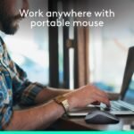 Logitech M185 Compact Ambidextrous 2.4 GHz Wireless Mouse - Swift Grey - Image 3