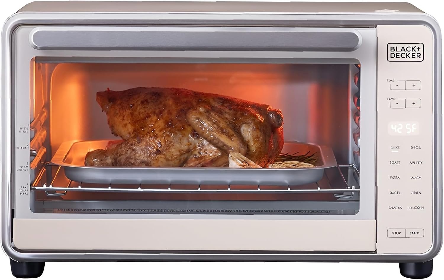 715MyAIdaTL._AC_SL1500_ BLACK+DECKER Crisp 'N Bake Pro 6-Slice Digital Air Fry Oven - Image 1