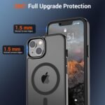 SUPFINE Magnetic for iPhone 13 Case/iPhone 14 Case Black - Image 4