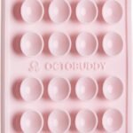 OCTOBUDDY Classic - Silicone Suction Phone Case Adhesive Mount, Chalk Pink