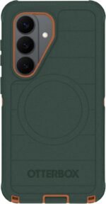 OtterBox Samsung Galaxy S26 (Only) - Defender Series Case - Green Intrigue - Tough - Rugged & Durable - Samsung Galaxy Phone Case with Magnets - Image 3