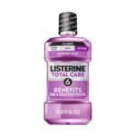 Listerine Total Care Anticavity Mouthwash, Intense Mint, 33.8 fl. oz/1L