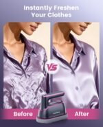 Jack ＆ Rose Travel Steamer Iron for Clothes,1200w Iron Steamer,Portable Handheld Travel Size Steamer iron,8S Fast Heat-Up，Large Ceramic Heat Panel - Image 2