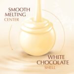 Lindt LINDOR White Chocolate Candy Truffles, 25.4 oz., 60 Count Box - Image 4