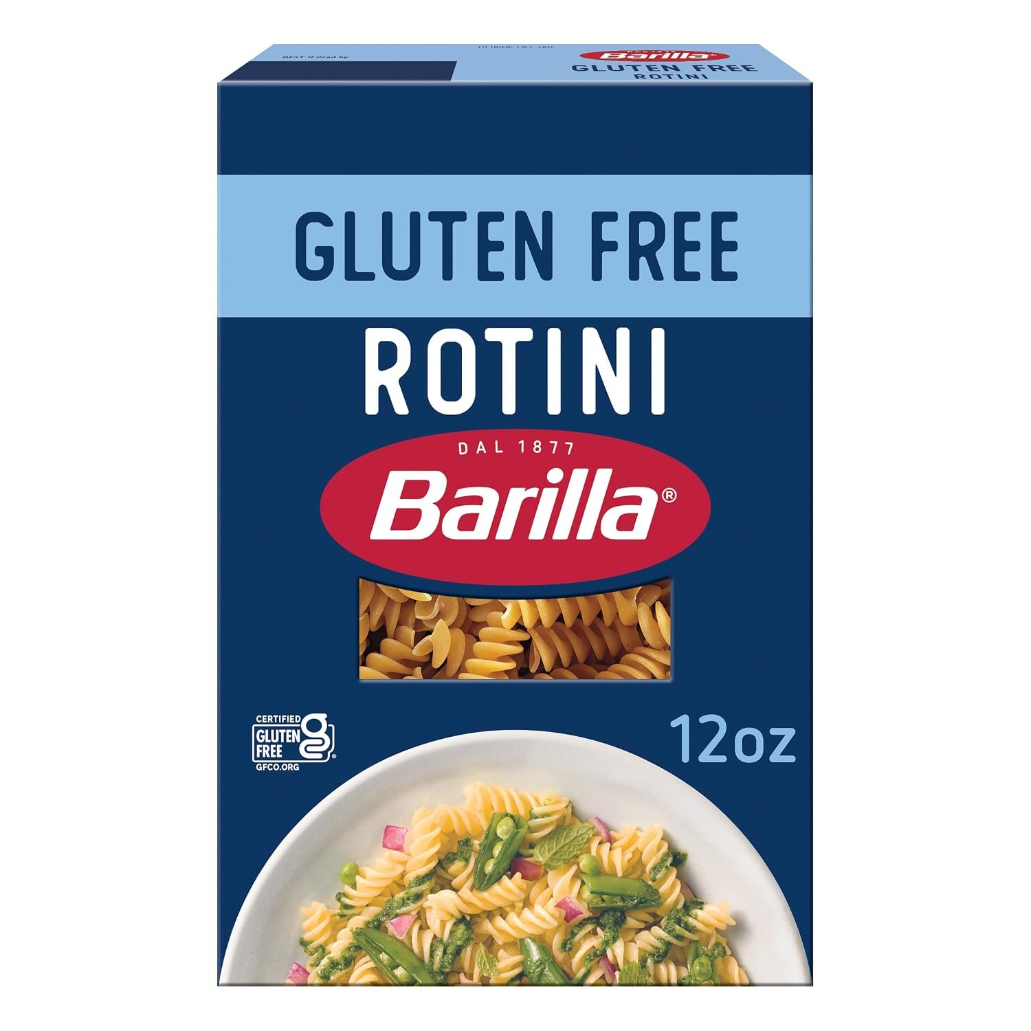 71A6HD-5mZL._SL1500_ Barilla Gluten Free Rotini Pasta, Non-GMO , 12oz. - Image 1