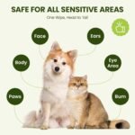 PawSono Hypoallergenic Pet Wipes for Dogs, Cats & Small Animals, 400 Coun - Image 2