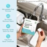 100% Plastic-Free Dishwasher Tablets, Free & Clear, 32 Count - Image 2