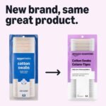Amazon Essentials Cotton Swabs, 500 Count (Previously Amazon Basics) - Image 2