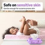 Amazon Basics Baby Wipes, Sensitive, 810 Count, Flip-Top Packs, Pack of 9 (Previously Amazon Elements) - Image 3