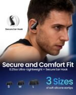 Wireless Earbuds Bluetooth 6.0 with ANC Touchscreen 40H Bass, Obsidian - Image 2