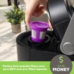 Perfect Pod Café Save Reusable Coffee Pod Filter Cups, 4 Pack - Image 3