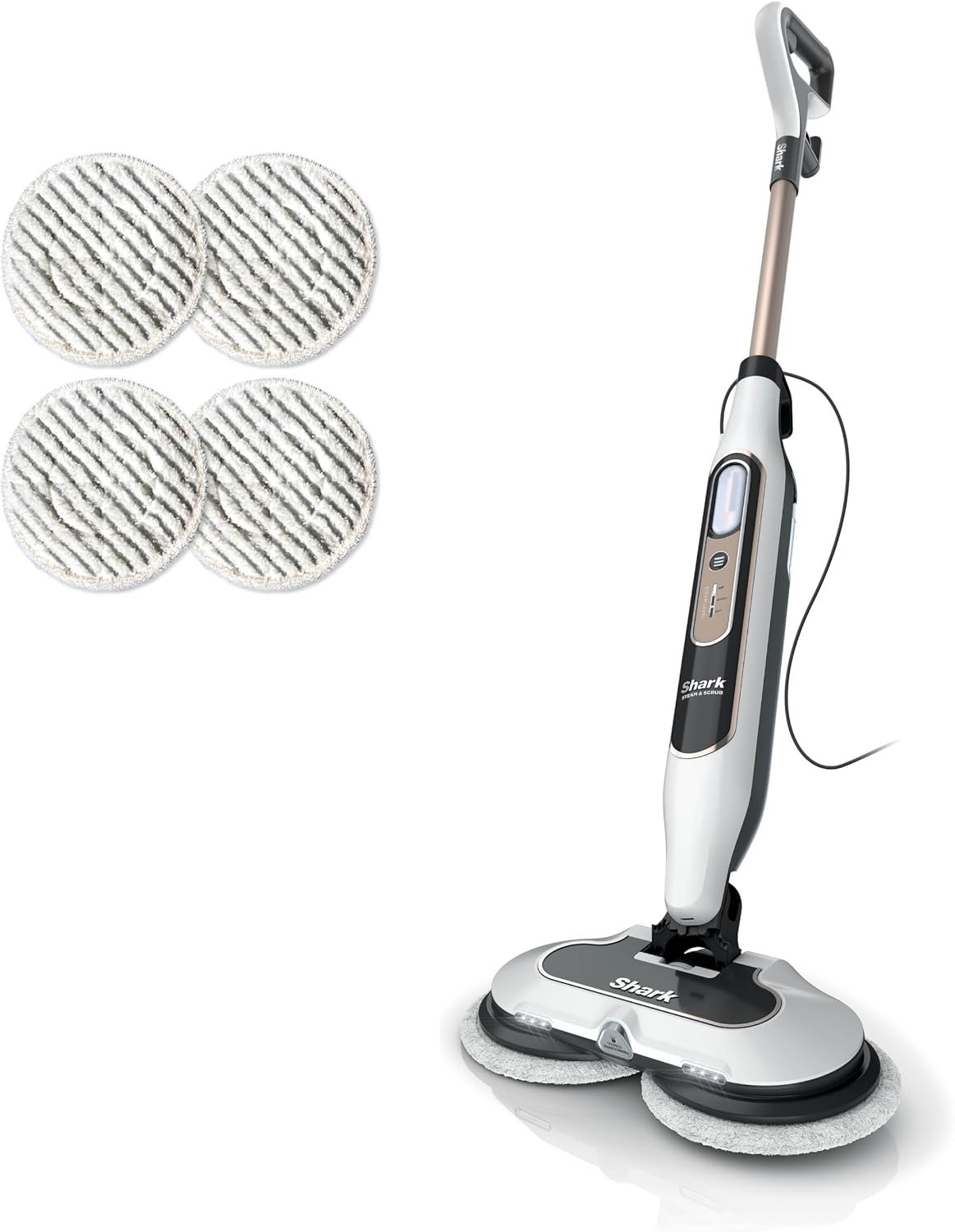 71CbRYRP-FL._AC_SL1500_ Shark Steam & Scrub with Steam Blaster Technology, White, S8201 - Image 1