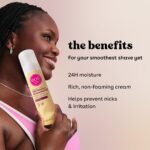 eos Shea Butter Shave Cream- Vanilla Bliss, 24H Moisture, 7 fl oz, 2 Pack - Image 4
