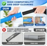 PetOde 2Pcs Dryer Vent Cleaner Kit Universal Vacuum Hose Attachment & Brush - Image 2
