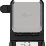 Ninja Belgian Waffle Maker Pro, 5 Shade Settings, Black/Silver, BW1001