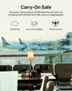 Belkin 10000mAh 15W 3 Port Power Bank, USB A to USB C Cable Included - Image 2