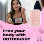 OCTOBUDDY Classic - Silicone Suction Phone Case Adhesive Mount, Chalk Pink - Image 3
