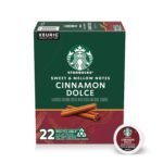Starbucks K-Cup Coffee Pods, Cinnamon Dolce Flavored, 22 Count
