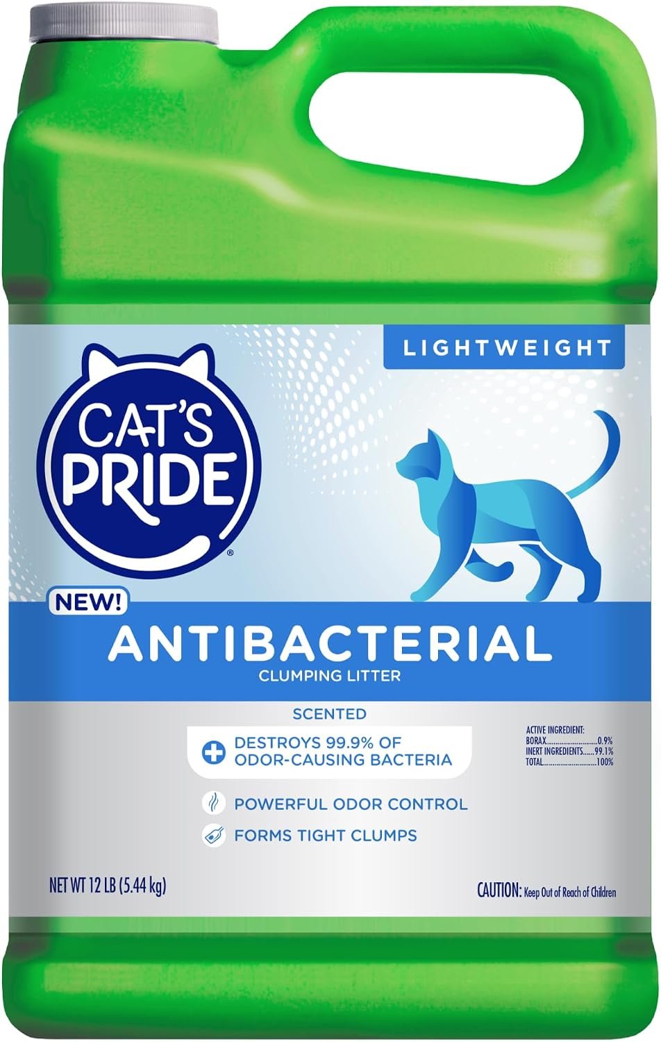 71GvVEVPfL._AC_SL1500_ Cat's Pride Antibacterial Litter, Odor-Eliminating Scented 12lb - Image 1