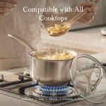 Tri-Ply Stainless Steel Pot 1.5Qt & 2.5Qt with Lids - Image 2