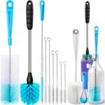 Holikme Bottle Brush Tube Cleaning Lab Set with Long Handle,White