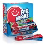 Airheads Full-Size Candy Bars, Assorted Taffy Variety Pack, 60 Count Box