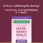 Nature's Bounty Advanced Hair, Skin & Nails, 150 Rapid Release Softgels - Image 3