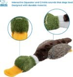 Best Pet Supplies Interactive Squeaky Dog Toy - Mallard Duck - Image 3
