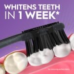 Oral-B 3D White Charcoal Toothbrush, 2 Count Soft Manual tootbrush Pack, Whitens Teeth, removes Plaque and Stains, Tongue Scraper Tooth Brush - Image 2