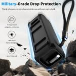 YWXTW Silicone Case for Anker Laptop Power Bank (25,000mAh/165W) - Shockproof Drop-Resistant, Built-in Cable Storage | Non-Slip Grip, Hidden Dust Plug Protective Cover for Anker Power Bank 165w - Image 2