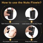 Nuts Dispenser 9 oz Keep Fingers Clean Snack Dispenser - Image 3