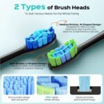 COSLUS C30 Electric Toothbrush for Adults, Ultra-Clean, 1PC, Black - Image 5