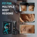 PRITECH Manscape Body Hair Trimmer - Waterproof Pubic Hair Ball Trimmer, Ceramic Blade Shavers Electric Razors for Men with USB-C Charging, Wet/Dry Use, Nick-Free Mens Grooming Kits, Gifts for Men - Image 5
