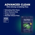 DenTek Floss Picks, Advanced Clean, Plaque Remover, 150 Count - Image 2