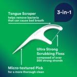 DenTek Floss Picks, Advanced Clean, Plaque Remover, 150 Count - Image 3