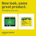 Amazon Basics Heavy Duty Dual-Sided Scrub Sponges, Reusable, 4.4 x 2.7 x 0.8 in, Yellow/Green, 6-Pack - Image 2