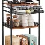 Plaviya Coffee Cart 5-Tier Coffee Station Bar Organizer for Hoom, Kitchen