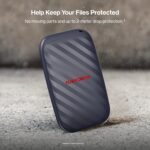 Sandisk 1TB Portable Drive, Up to 600MB/s Read Speeds - Black - Image 5