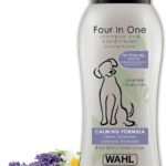 Wahl USA 4-in-1 Calming Dog Shampoo with Lavender Chamomile Scent – Cleans, Conditions, Detangles, & Moisturizes - Pet Friendly Formula - 24 Oz - Model 820000A