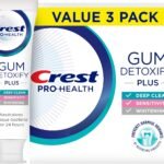 Crest Pro-Health Gum Detoxify Plus Toothpaste 4.5 oz Pack of 3 - Antibacterial Fluoride Toothpaste, Sensitivity Protection, Whitens Teeth, Anticavity, Plaque Control