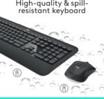 Logitech MK540 Full Size Advanced Wireless Keyboard and Mouse Combo - Image 4