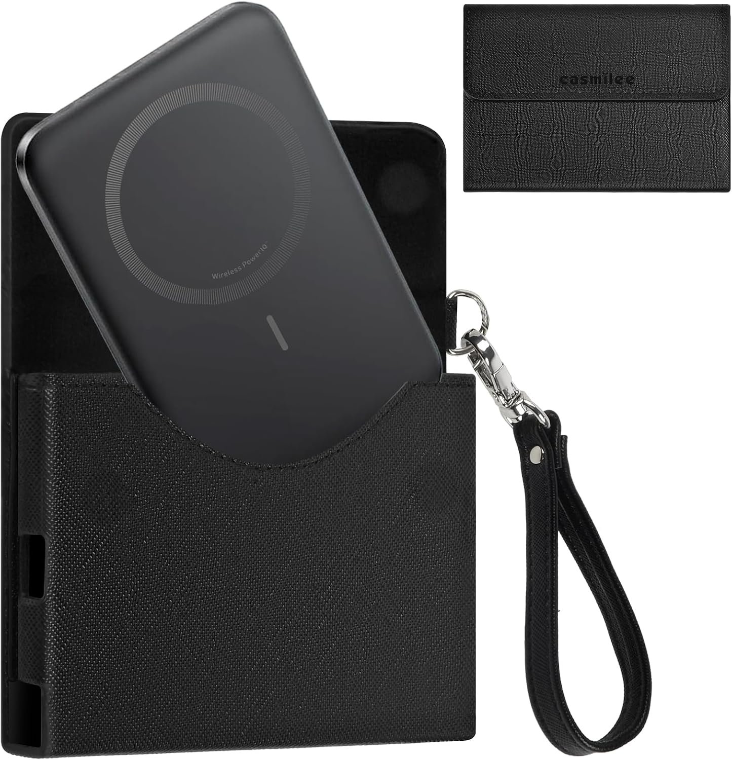 71UhLzIVVbL._AC_SL1500_ Power Bank Case for Anker Nano 5000mAh Magnetic Wireless Charging Battery - Image 1